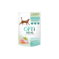 Вологий корм для котів Optimeal pouch 85 г - кроликом у морквяному желе