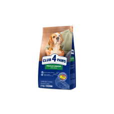 Корм Club 4 Paws для собак середніх порід качка 2 кг