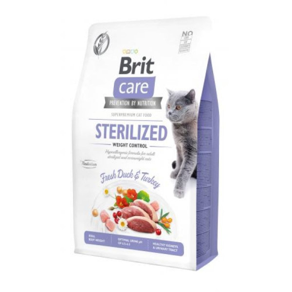Brit Care Cat GF Sterilized Weight Control (контроль ваги для стерилізованих) 2 кг