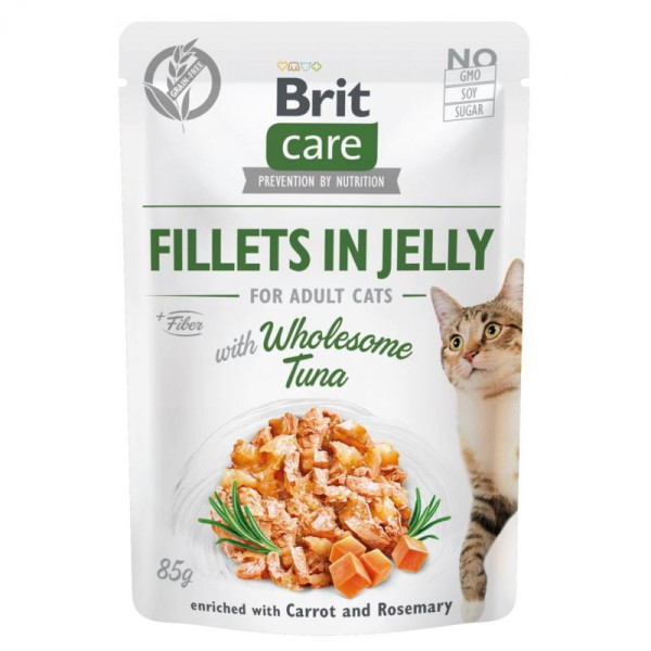 Brit Care Cat pouch 85g філе в желе з тунцем