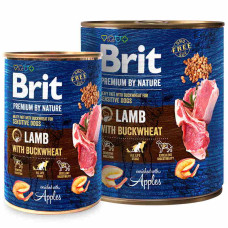 Brit Premium вологий корм для собак з ягнятком та гречкою 0,8 кг Brit Premium вологий корм для собак з ягнятком та гречкою 0,8 кг