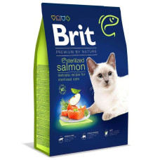Brit Premium by Nature Cat Sterilised Salmon Сухий корм для стерилізованих котів 8 кг (лосось) Brit Premium by Nature Cat Sterilised Salmon Сухий корм для стерилізованих котів 8 кг (лосось)