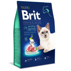 Brit Premium by Nature Cat Sensitive Сухий корм для котів з чутливим травленням 8 кг (ягня) Brit Premium by Nature Cat Sensitive Сухий корм для котів з чутливим травленням 8 кг (ягня)