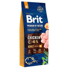Brit Premium Dog Junior M для цуценят та молодих собак середніх порід 15 кг Brit Premium Dog Junior M для цуценят та молодих собак середніх порід 15 кг