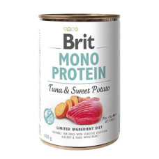Brit Mono Protein Dog k 400 g для дорослих собак з тунцем та бататом