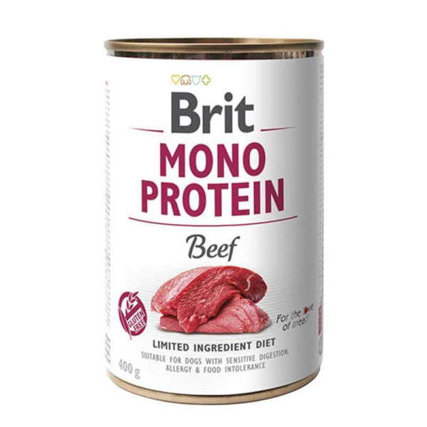 Brit Mono Protein Dog k 400 g для дорослих собак з яловичиною