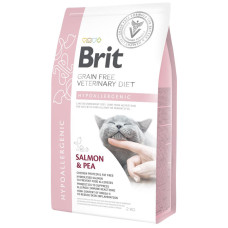 Brit GF Veterinary Diet Cat Hypoallergenic харчова алергія або непереносимість 2 кг