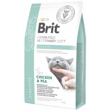 Сухий корм Brit GF Veterinary Diets Cat Struvite, для дорослих котів, 2 кг