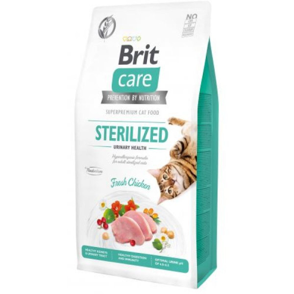Brit Care Cat GF Sterilized Urinary Health, (уринар для стерилізованих) 0,4 кг