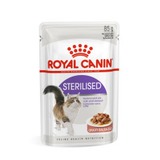 Вологий корм для дорослих стерилізованих котів ROYAL CANIN STERILISED IN GRAVY 0.085 кг