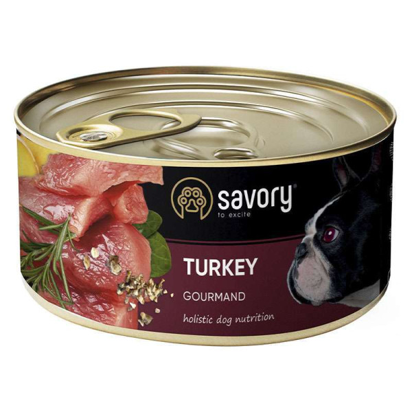 Savory Dog Gourmand індичка k 200g