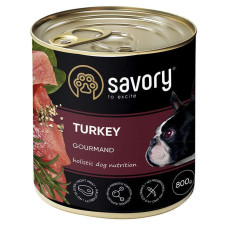 Savory Dog Gourmand індичка k 800g Savory Dog Gourmand індичка k 800g