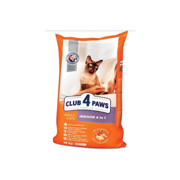 Сухий корм Club 4 Paws (Клуб 4 лапи) INDOOR 