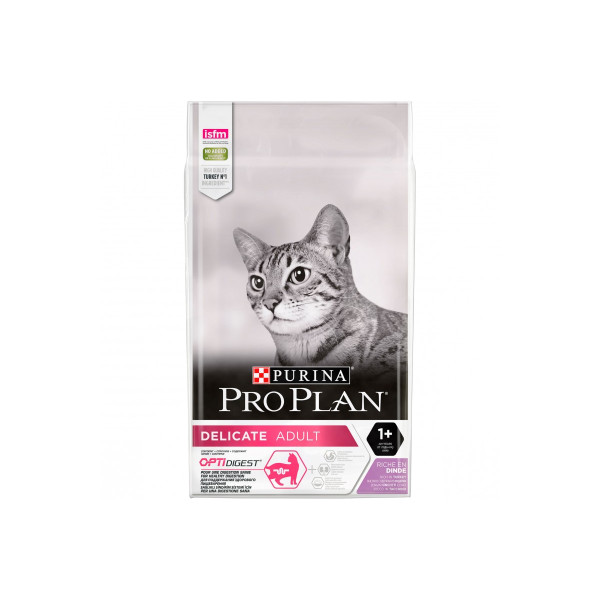 ProPlan Delicate з індичкою для котів з чутливим травленням 10 кг