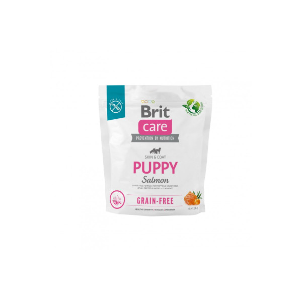 Корм для щенят Brit Care Dog Grain-free Puppy беззерновий з лососем, 1 кг