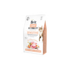 Brit Care Cat GF Sensitive HDigestion & Delicate Taste, для вибагливих кішок) 0,4 кг