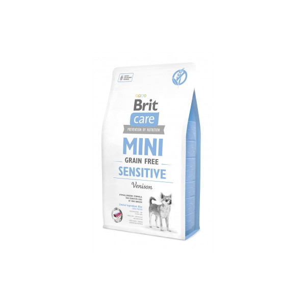 Brit Care GF Mini Sensitive з оленіною для собак мініатюрних порід із чутливим травленням 2 кг