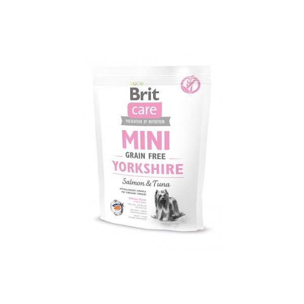 Brit Care GF Mini Yorkshire з лососем та тунцем для йоркширських тер'єрів 400г