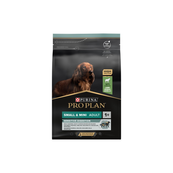 Pro Plan Small & Mini Sensitive Digestion для собак дрібних та карликових порід з чутливою системою травлення, з ягнятком, 3 кг
