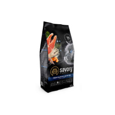 Savory Adult Cat Fresh Salmon & White Fish Сухий корм для дорослих довгошерстих кішок 2 кг (лосось) Savory Adult Cat Fresh Salmon & White Fish Сухий корм для дорослих довгошерстих кішок 2 кг (лосось)