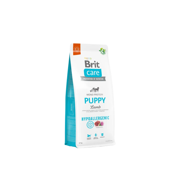 Сухий корм для цуценят всіх порід Brit Care Dog Hypoallergenic Puppy | (ягня) 12 кг